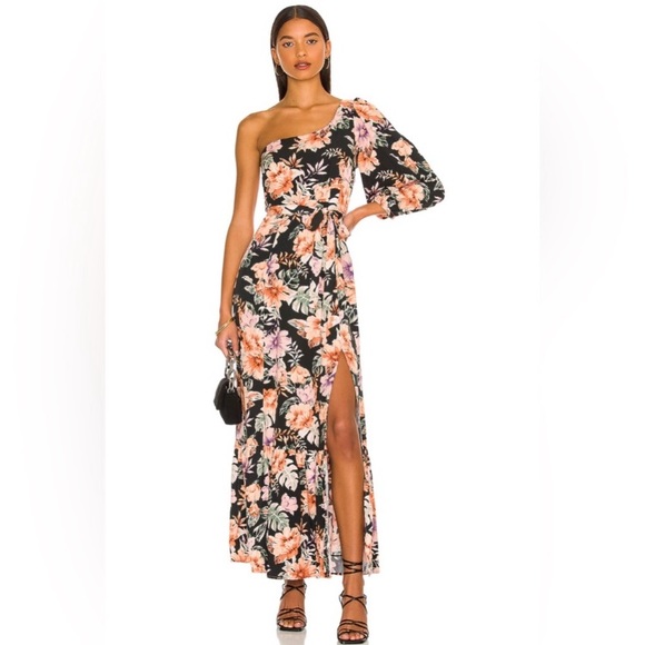 L*Space One Shoulder Josephine Floral Maxi Dress - Picture 2 of 12
